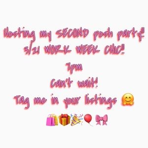 🎉Hosting my SECOND posh party!! 🎉